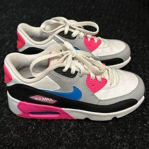 Nike air max 90 LTR (PS) “white photo blue pink”, size US2
